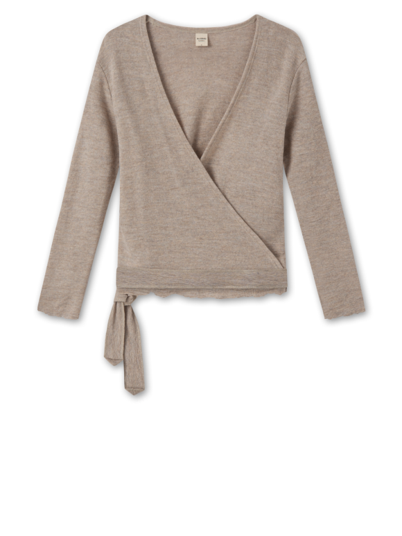 BY BASICS - slå om bluse